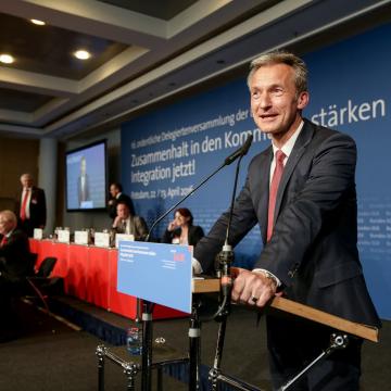 Frank Baranowski, Vorsitzender der Bundes-SGK